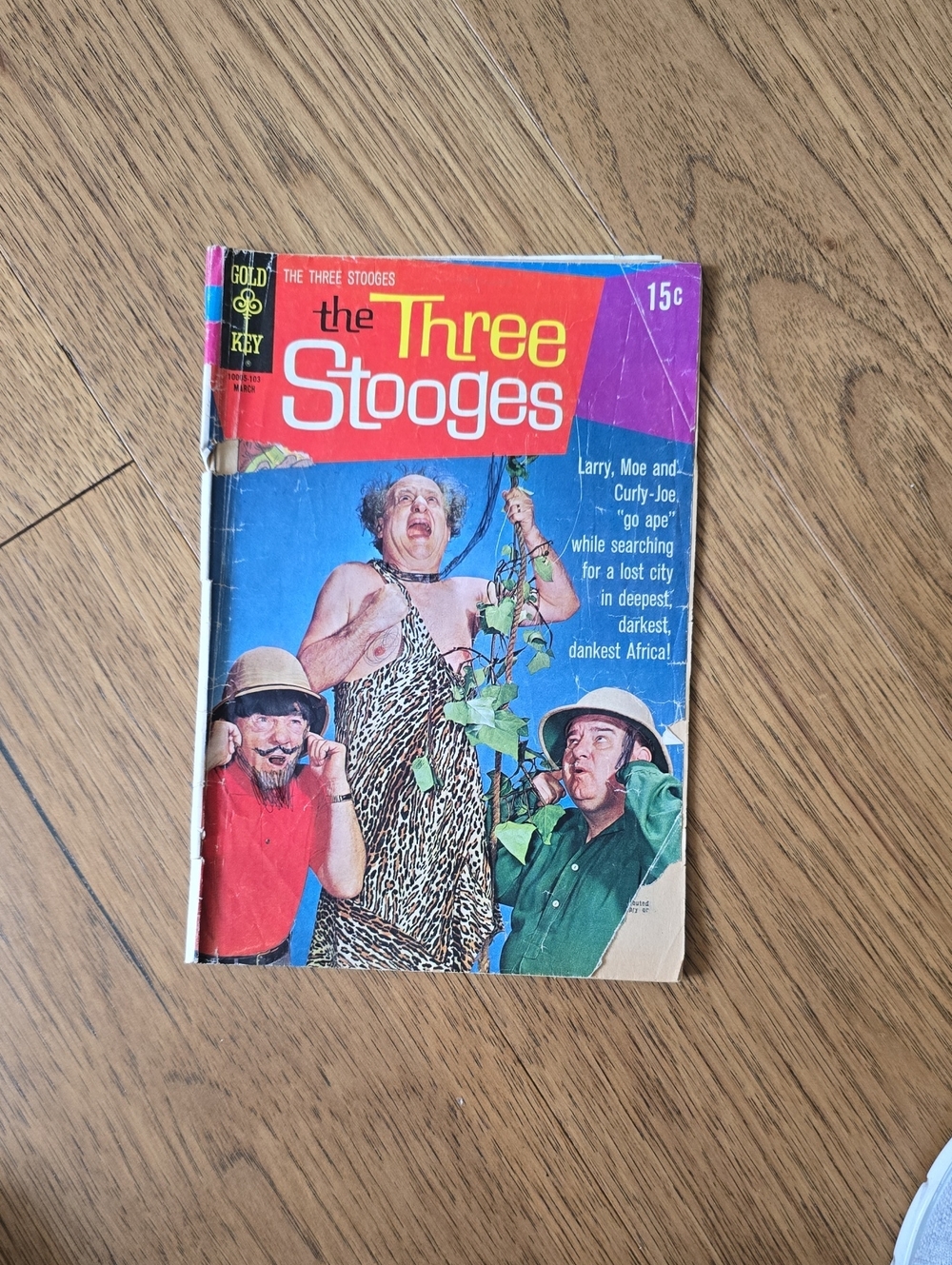 Vintage Comic Book Cover - Multicolor (Blue, Red, Purple, Tan)